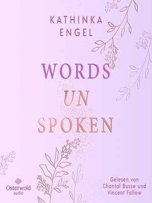 cover image of Words unspoken (Badger-Books-Reihe 1)